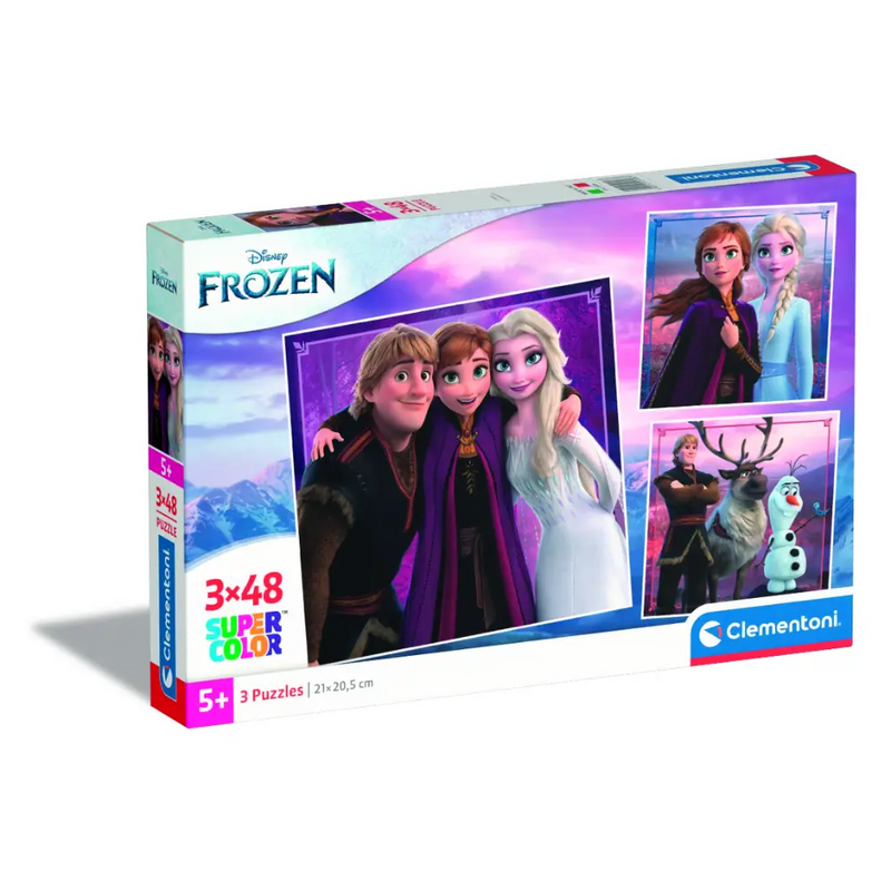 Clementoni Puzzle Disney Frozen Posture 3x48-pieces