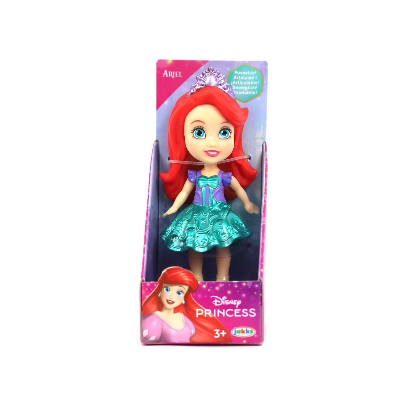 Disney Princess & Frozen Mini Toddler Fashion Dolls 3 Inch Assorted Figure - Random selection