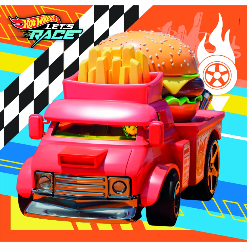 Clementoni Puzzle Hotwheels Trucks 3X48pcs