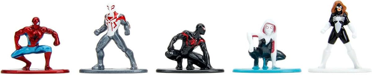 Marvel Spider-Man Nano Metalfigs Collection - Mini Action Figures Set