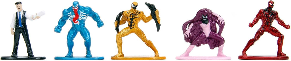 Marvel Spider-Man Nano Metalfigs Collection - Mini Action Figures Set