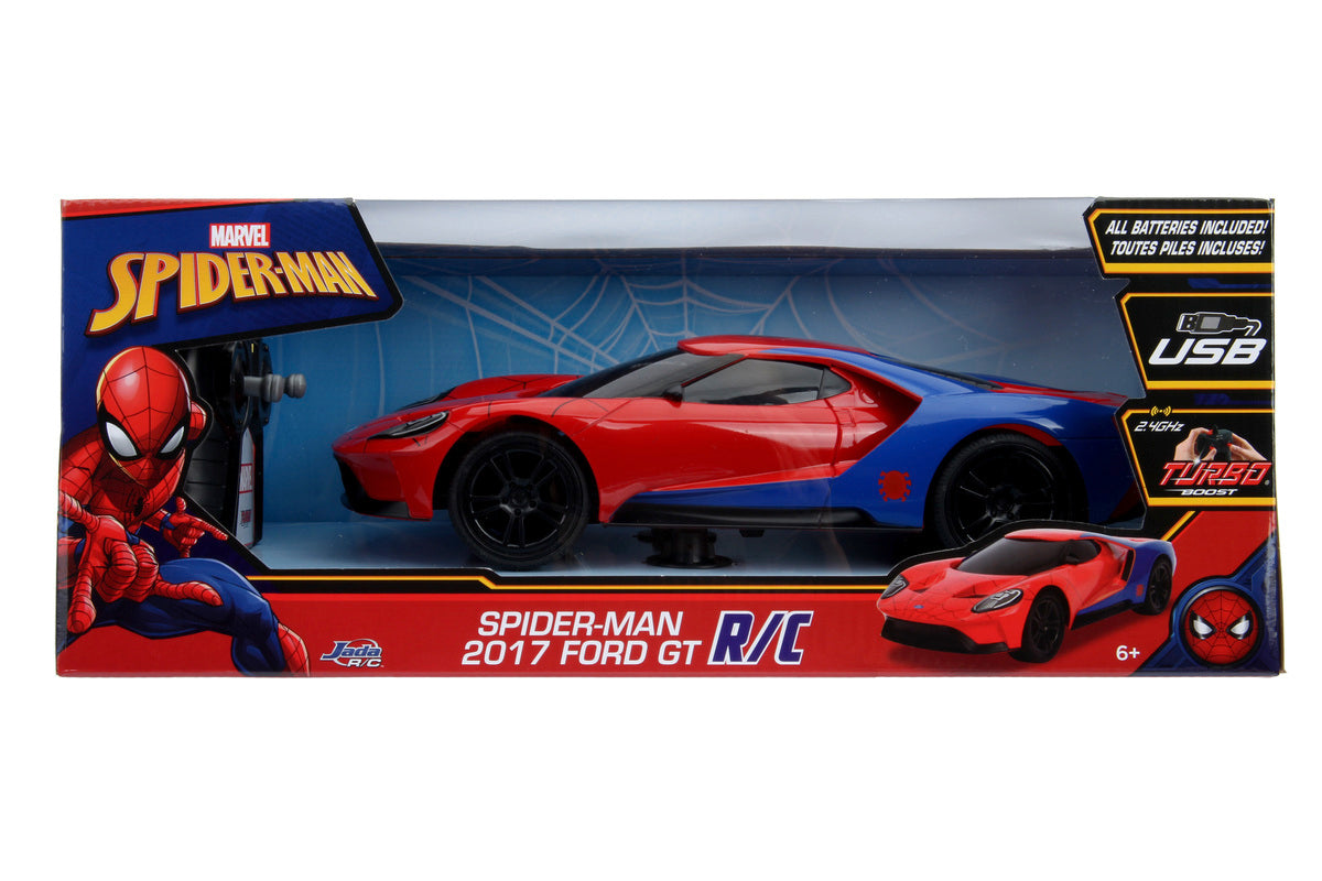Marvel Spider-Man 2017 Ford GT 1:16 Remote Control Toys for Kids