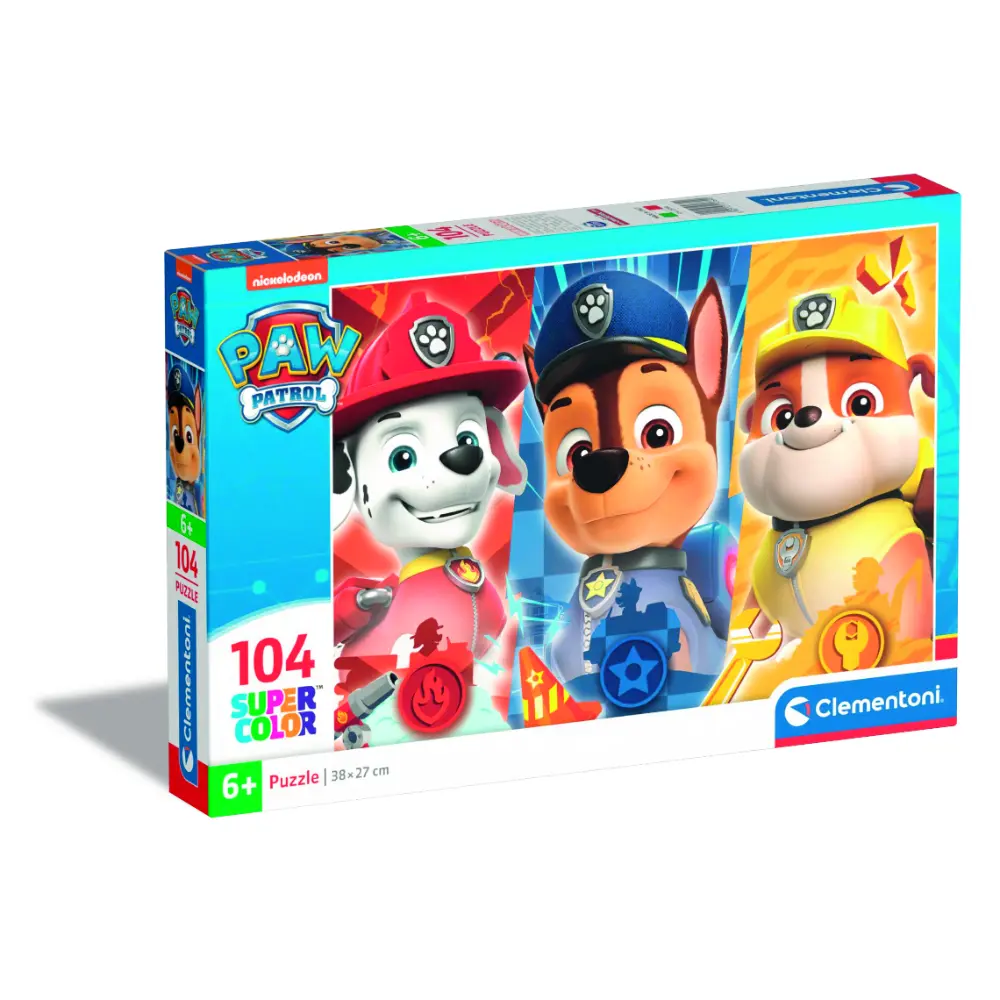 Clementoni Puzzle Pawpatrol Heroes 38X27 104pcs