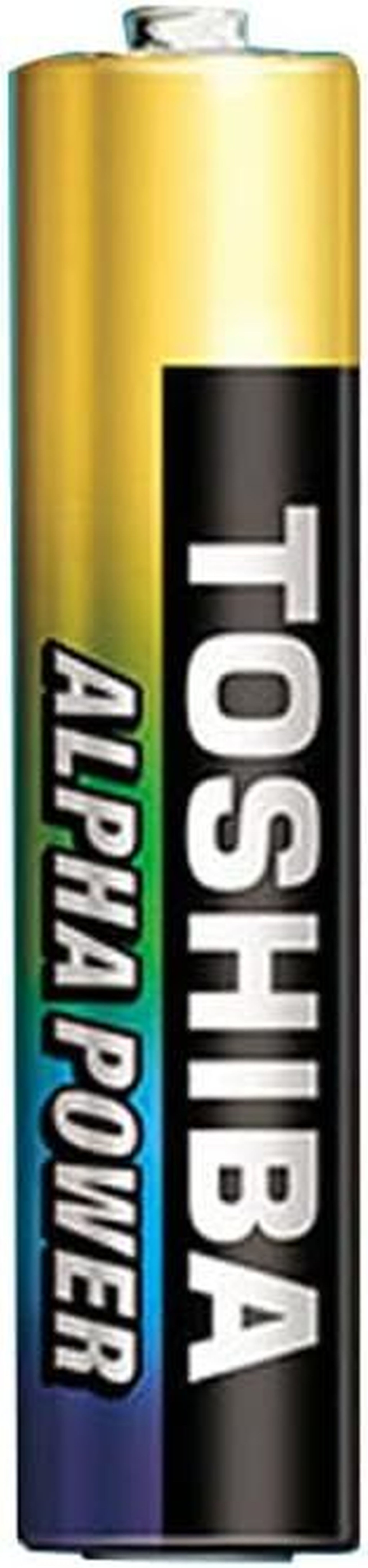 Toshiba Alkaline Alpha Power Battery AAA 4-pack