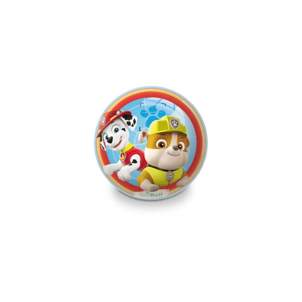 Mondo Eco Friendly, Recycleable Inflatable BioBall Paw Patrol 23cm I 3 Years Plus I Tear Resistant Material Child Friend