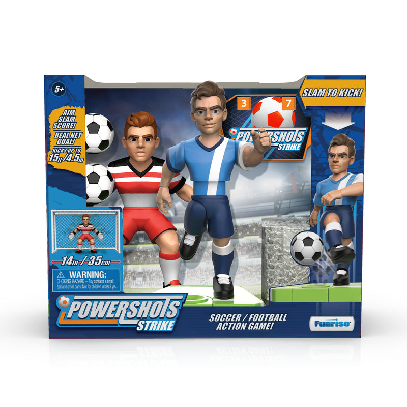 PowerShots 9 Inches Strike Sam Soccer Action Figure Playset