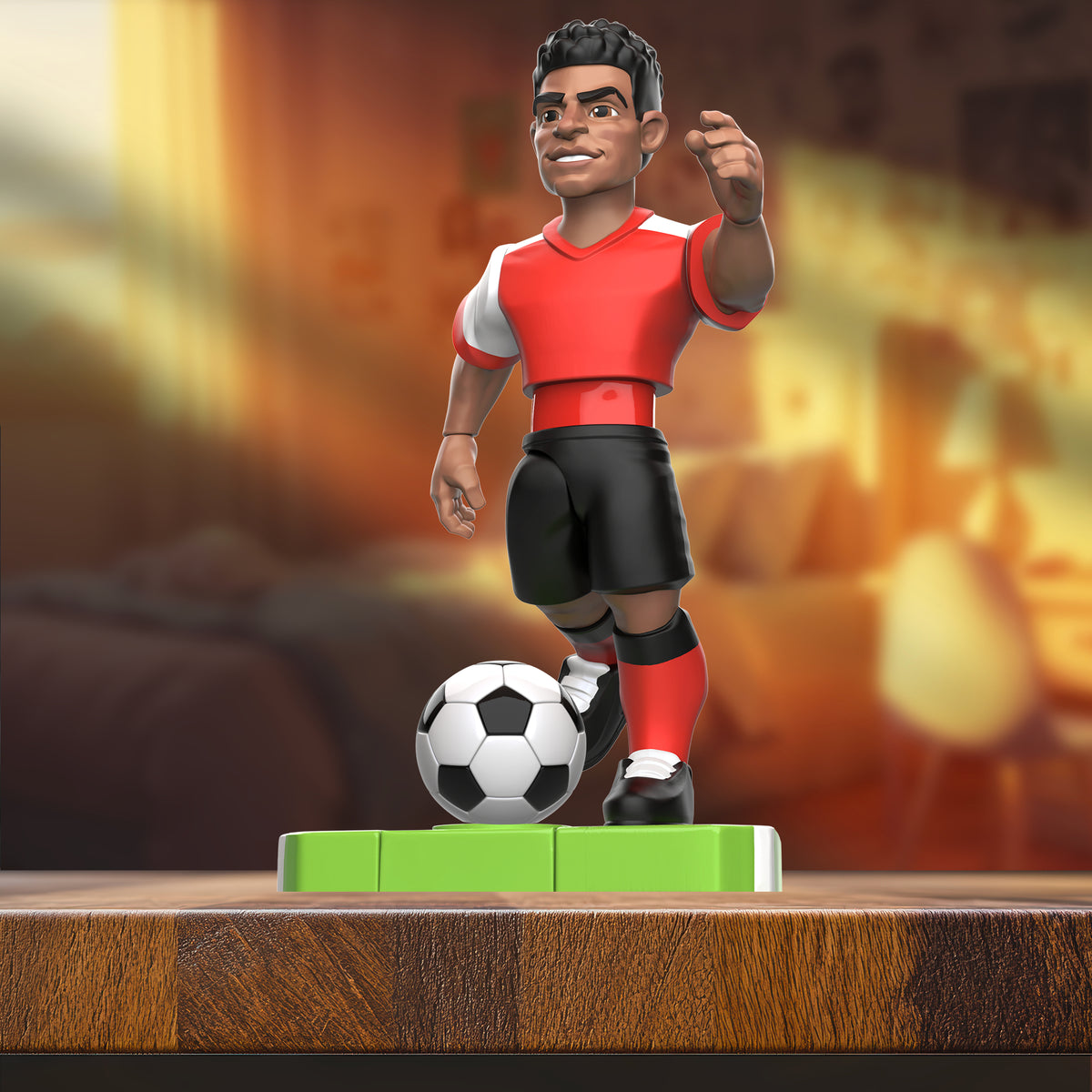 PowerShots 9 Inches Strike Cruz Football Action Figure for Kids