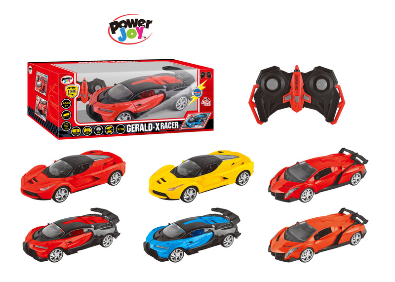 Power Joy Gerald-X RC Racer 1:16 Scale Remote Control Car Assorted Colours - Sold per piece