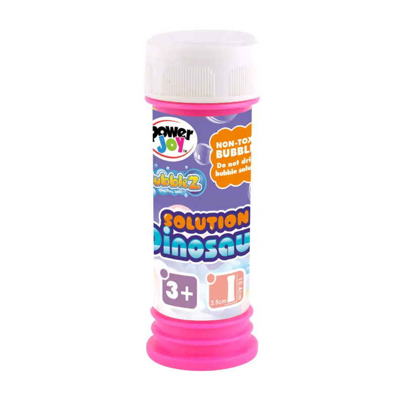 Power Joy Dinosaur Bubble Solution Toy - 50ml