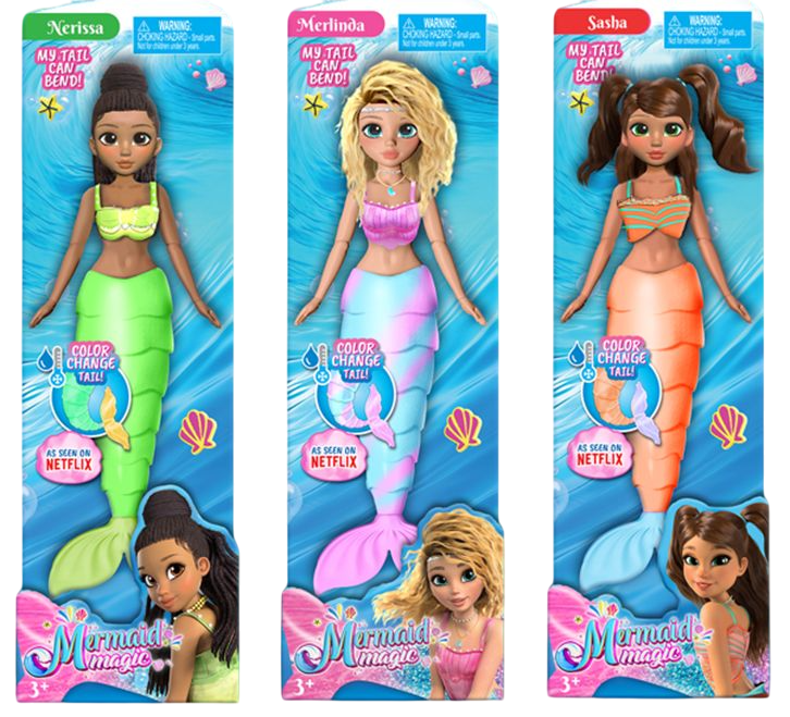 Mermaid Magic Doll 9 Inch Assortment - Sold per piece