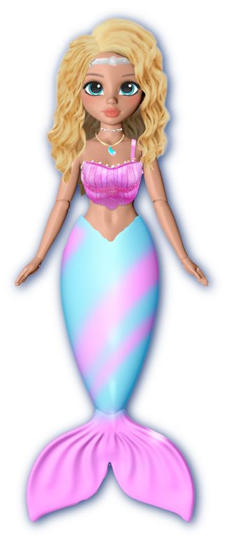 Mermaid Magic Windup Doll 5.5 Inch