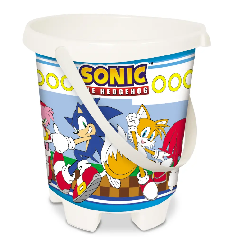 Mondo Sonic Kids Bucket 17 cm for Beach, Bath & Water Play