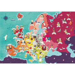 CLEMENTONI PUZZLE MAP GEO EURO MONUMENT