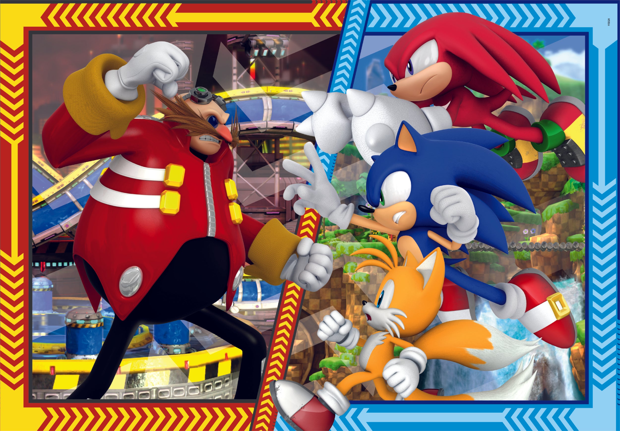 Clementoni  180Pcs Puzzle Sonic Vs Eggman