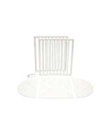Stokke Sleepi Mini White with Extension Mattress and Fitted Sheet Bundle