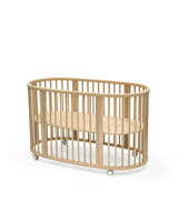 Stokke Sleepi Mini Natural with Extension Mattress and Fitted Sheet Bundle