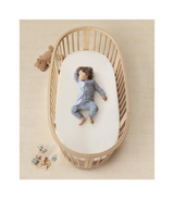 Stokke Sleepi Bed Natural with Mattress and White Fitted Sheet Bundle