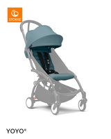 Stokke YOYO3 Stroller Black Frame 6+ Bundle - Aqua