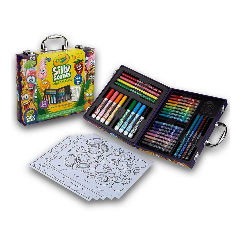 Crayola Silly Scents Smash Ups Mini Art Case - Scented Art Set
