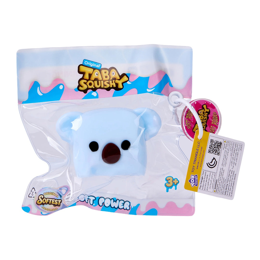 Taba Squishy Blue Koala Cube -  Soft Sensory Fidget Toy for Kids