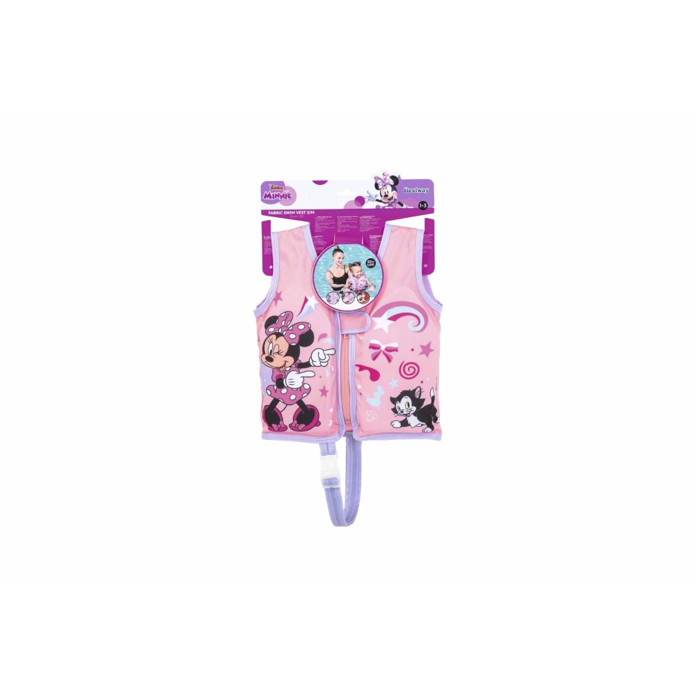 Bestway Minnie Mouse Kids Swim Vest Adjustable 51 cm S/M