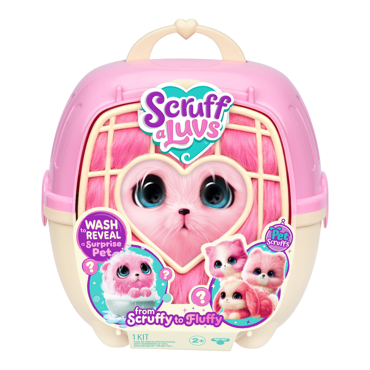 Scruff A Luvs Pet Single Pack Pink Plush Toys
