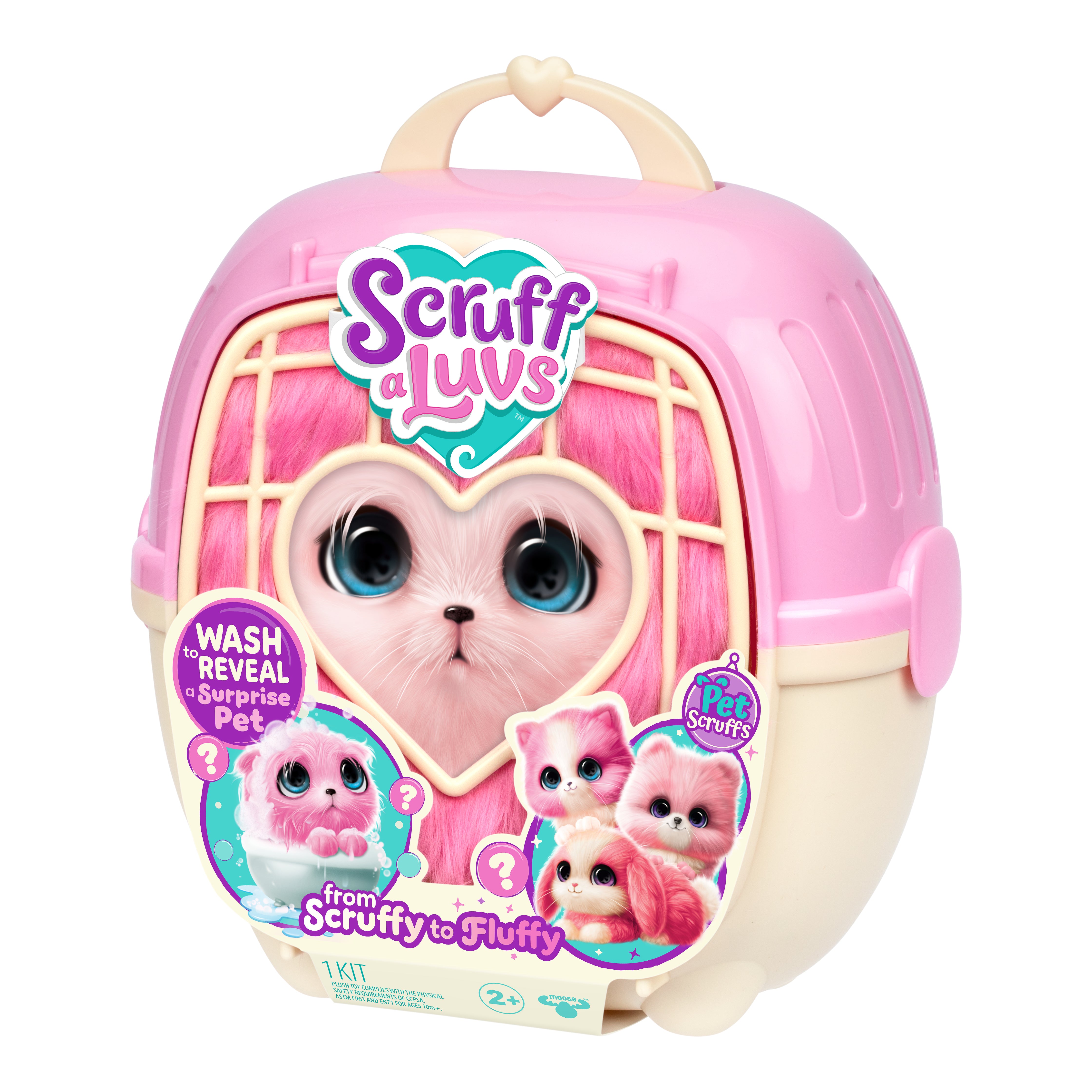 Scruff A Luvs Pet Single Pack Pink Plush Toys