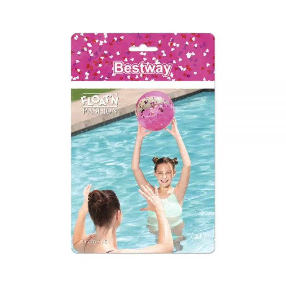 Bestway Beach Ball Glitter Assortment 41cm