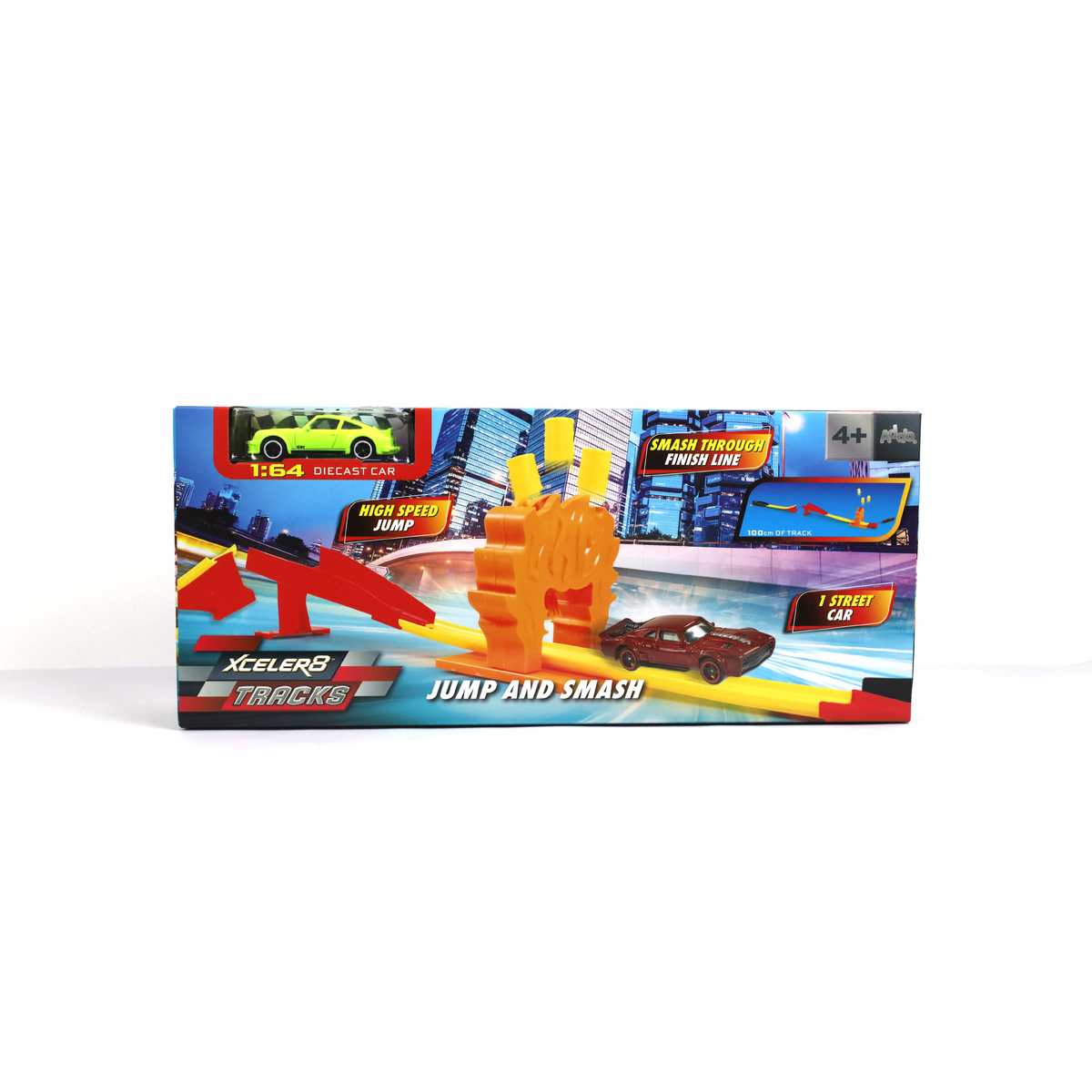 Addo Xceler8 Tracks Jump & Smash Racing Track Set