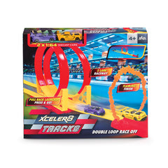 Addo Xceler8 Tracks Double Loop Race Off Racing Track Set
