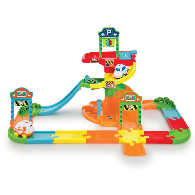 Little Lot Park & Drive Garage Vehicle Playset for Toddlers
