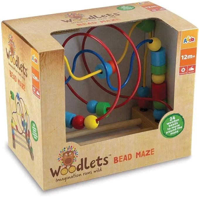 Woodlets Wooden Bead Maze Toys