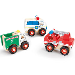 ADDO Woodlets Chunky Wooden Vehicles Toys