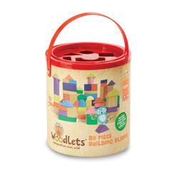 Addo Woodlets Building Blocks 80-Pieces