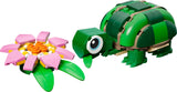 Lego Creator Turtle with Water Lily Flower Nature Themed Building Set