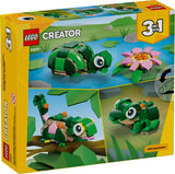 Lego Creator Turtle with Water Lily Flower Nature Themed Building Set