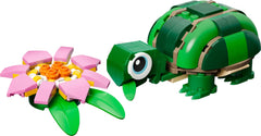 Lego Creator Turtle with Water Lily Flower Nature‑Themed Building Set