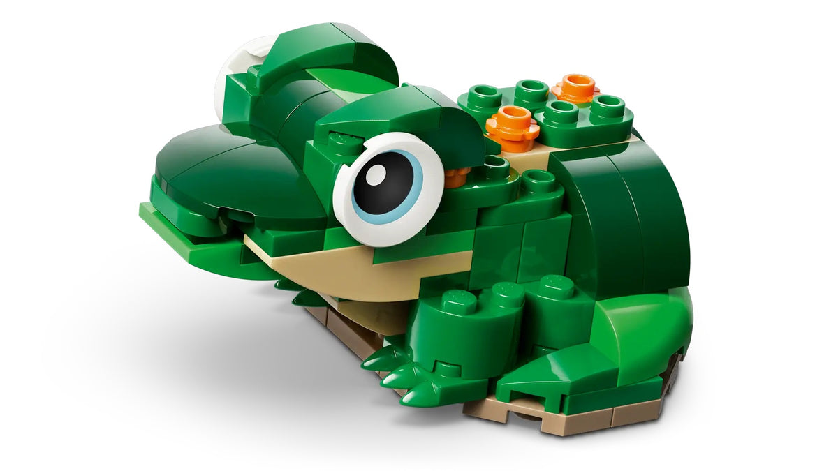 Lego Creator Turtle with Water Lily Flower Nature Themed Building Set