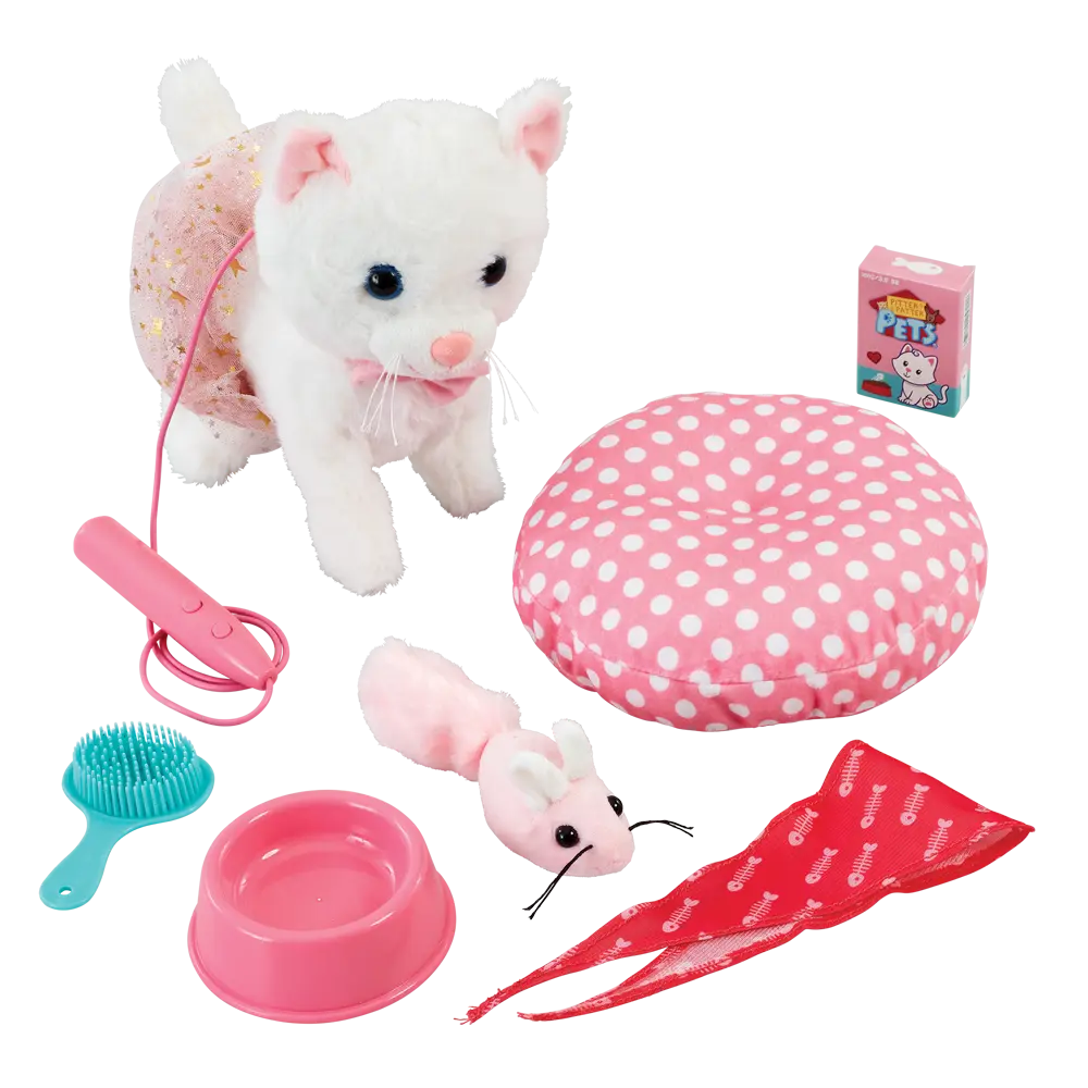 Pitter Patter Pet Walk Along Cat Deluxe