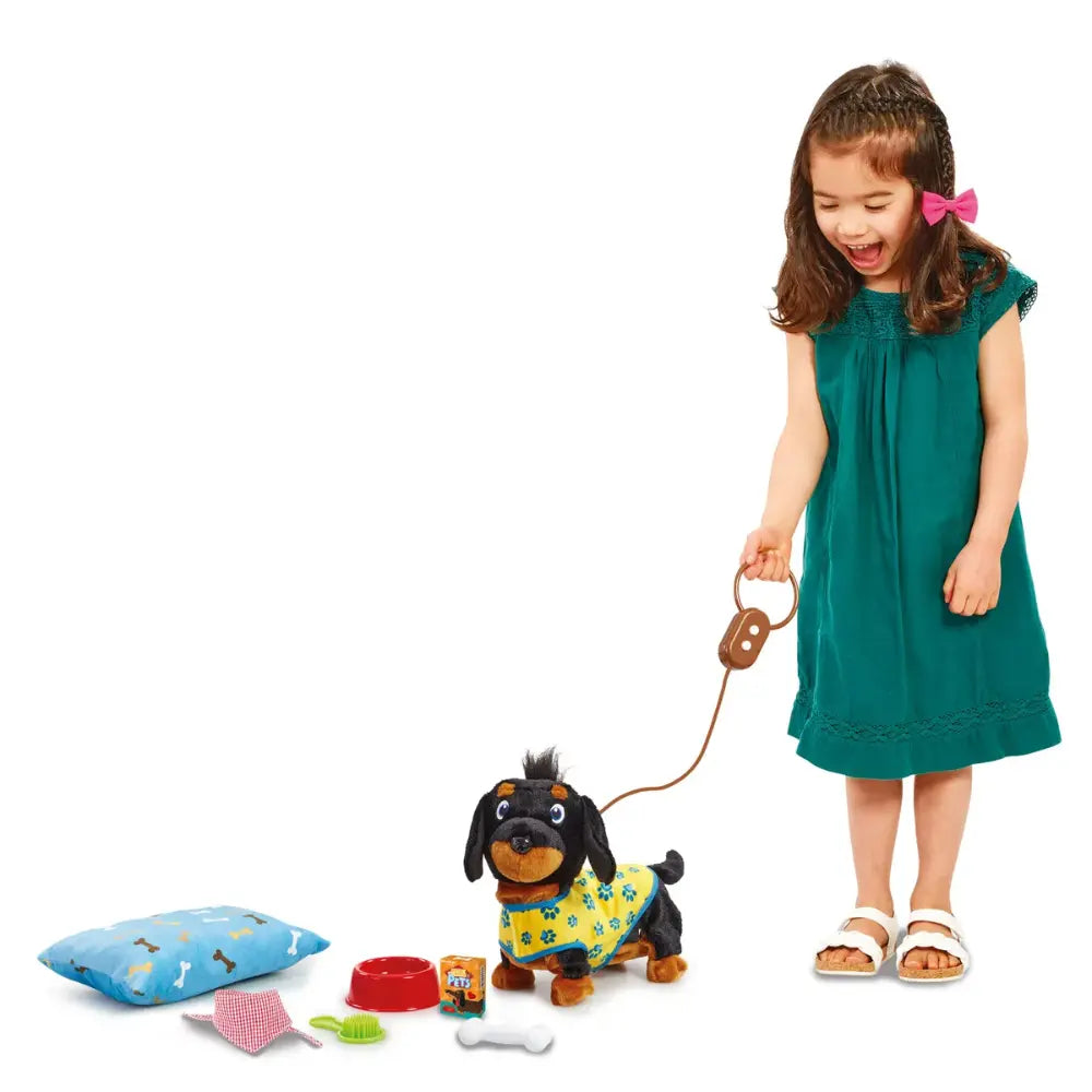Pitter Patter Wiggle Jiggle Dachshund Deluxe Battery Operated
