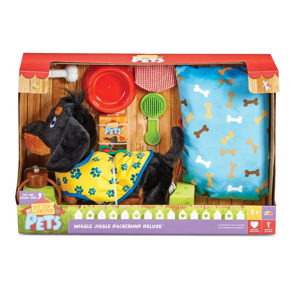 Pitter Patter Wiggle Jiggle Dachshund Deluxe Battery Operated