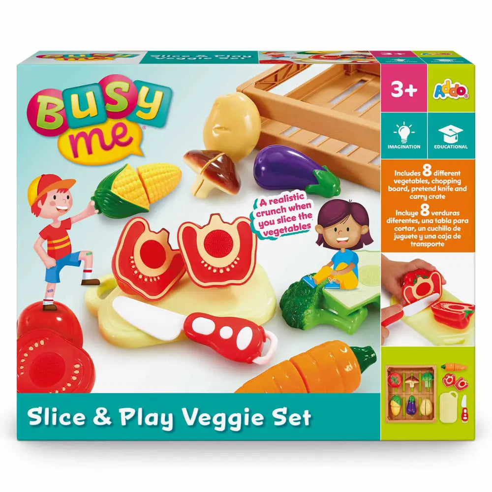 Busy Me Slice and Play Veggie Toy Set