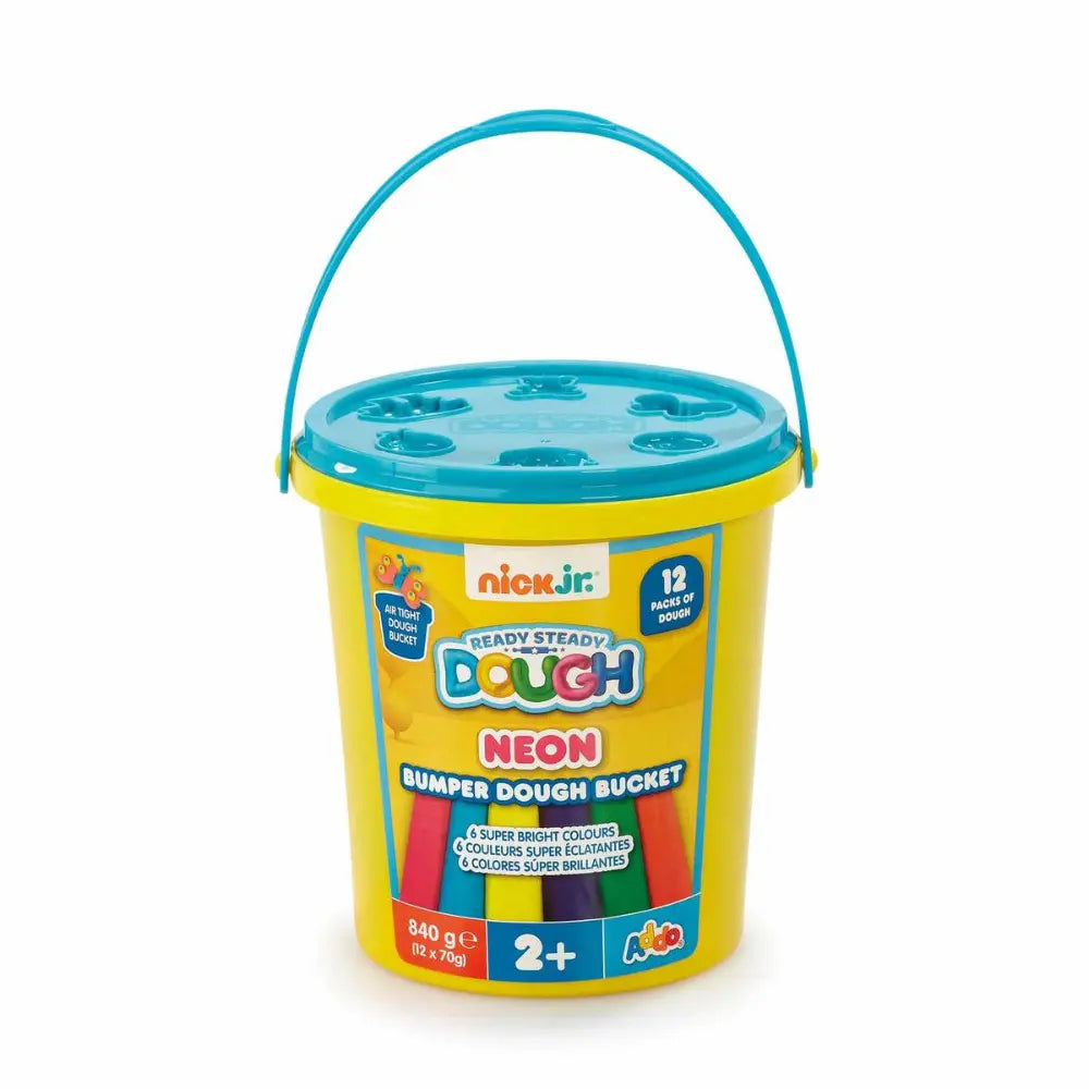 Nickelodeon Neon Bumper Dough Bucket 840g