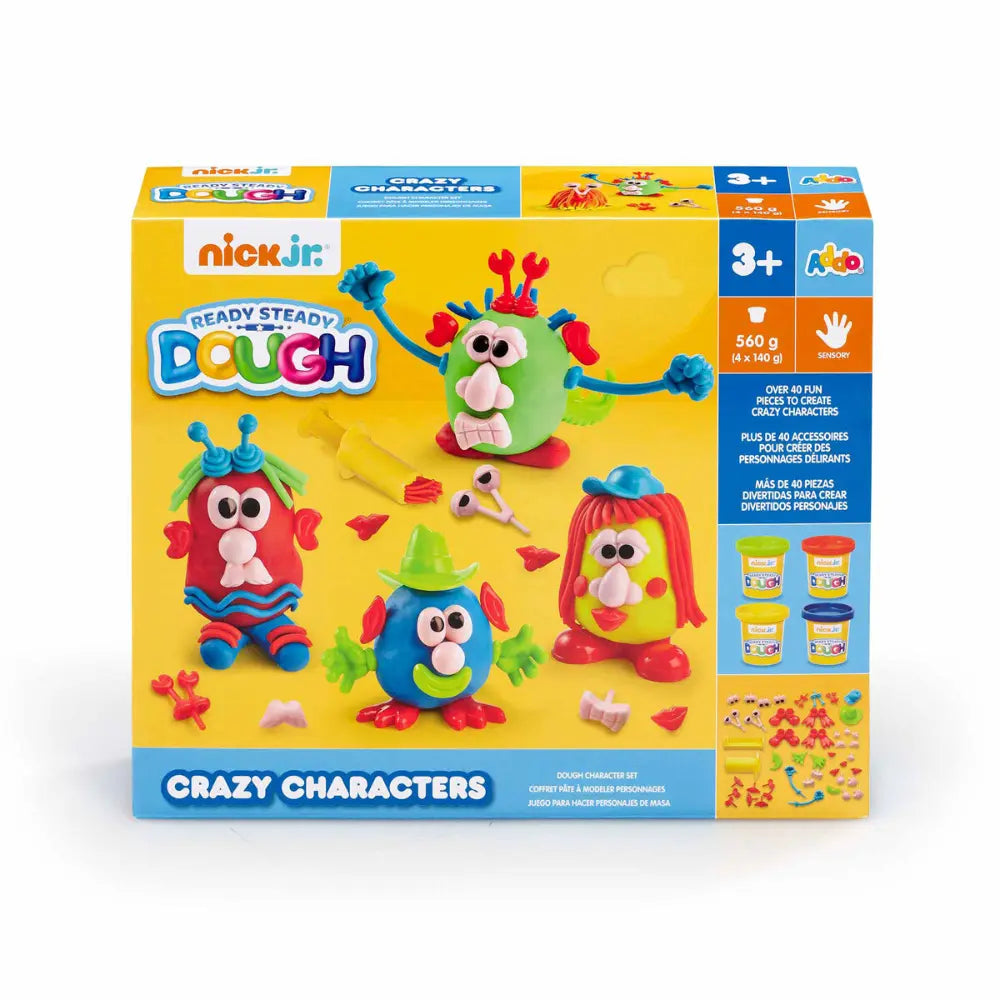 Nickelodeon Ready Steady Dough Crazy Characters 560g