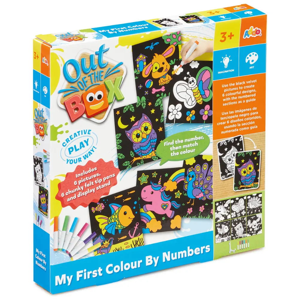 Addo Out of the Box Colour by Numbers Activity Set