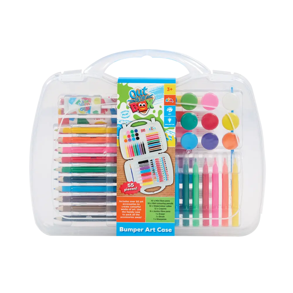 ADDO Out of The Box Plastic Art Set 55-pieces
