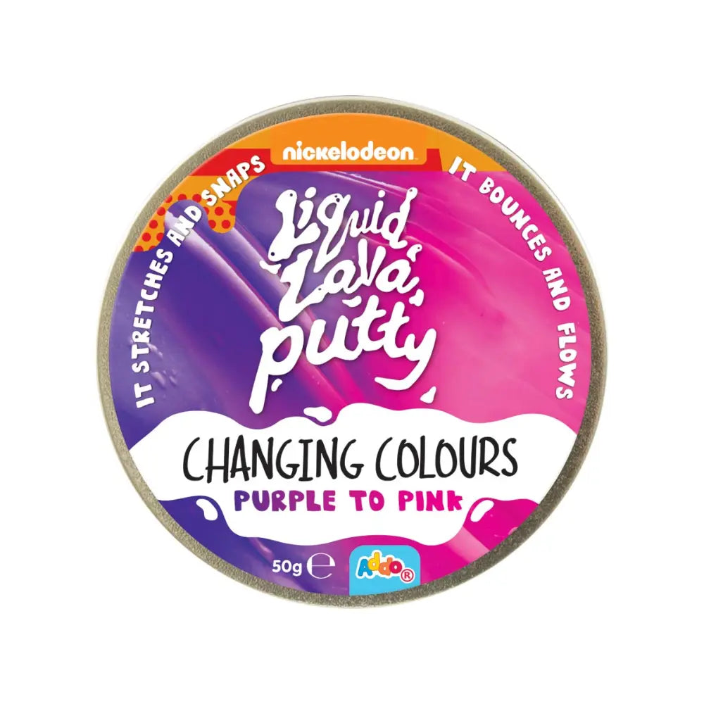 ADDO Nickelodeon Liquid Lava Putty Changing Colours 50g