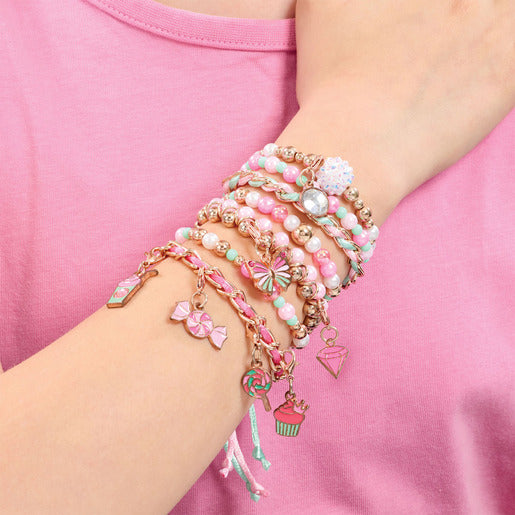 Studio Pop Pretty in Pink Bracelet Craft Set for Kids
