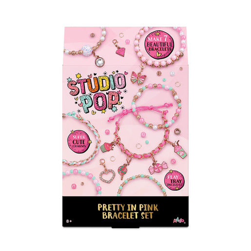 Studio Pop Pretty in Pink Bracelet Craft Set for Kids