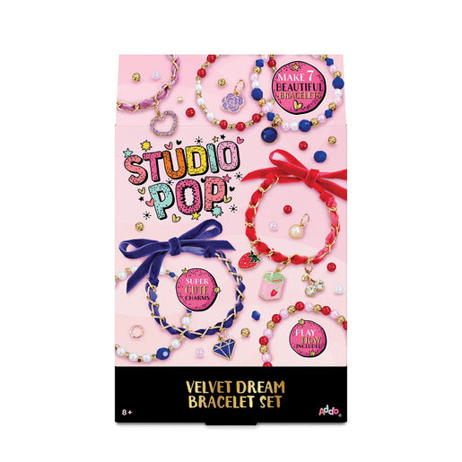 Studio Pop Velvet Dream Bracelet Craft Set for Kids